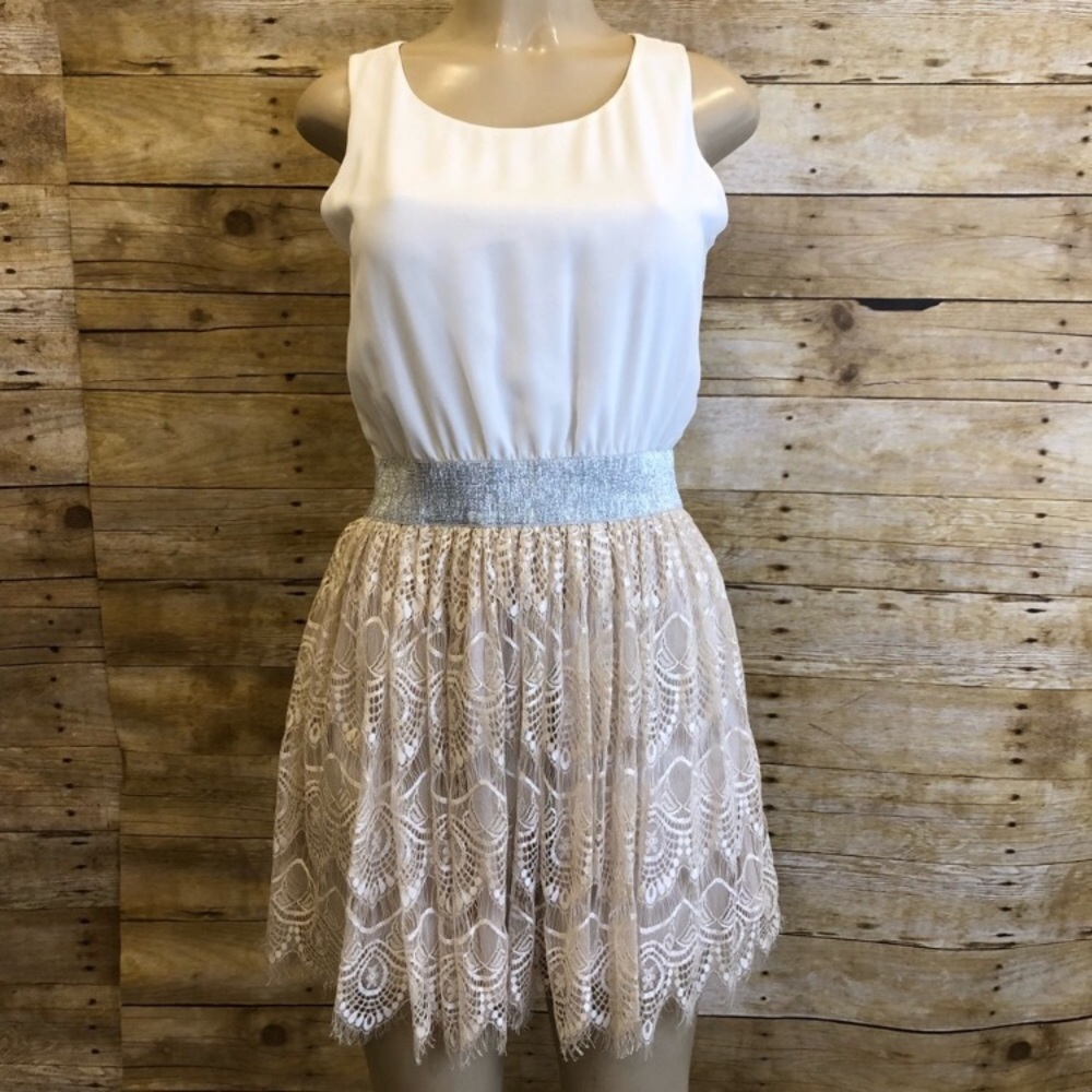 Pins and Needles Strapless Dress